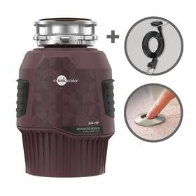 1300 Insinkerator 050375028611 Evolution 3/4 Hp Garbage Disposal With Ez Connect Power Cord And Dual In