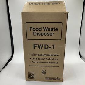 Fwd-1 Insinkerator 050375028710 Food Waste Disposer 1/3 Hp New