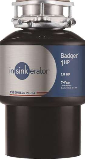 Insinkerator 050375040453 Evolution Prestige 1 Hp Continuous Feed Garbage Disposal