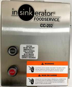 Cc-202d-7 Insinkerator 15257b Pn 1/2-10hp 60hz Control Center 208/240v 3ph
