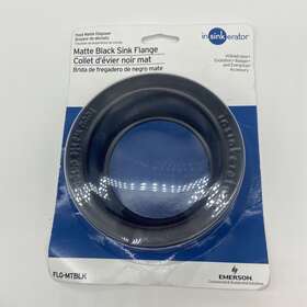 Insinkerator 313025870870 Sink Flange Garbage Disposal Matte Black - Flg-mtblk