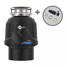 Insinkerator 313046471407 Power 1hp 1 Hp Garbage Disposal Ez Connect Continuous Feed Food Waste Disposer
