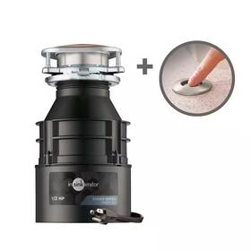Insinkerator 313055881891 Badger 500 1/2 Hp Continuous Feed Kitchen Garbage Disposal With Power Cord And Ai
