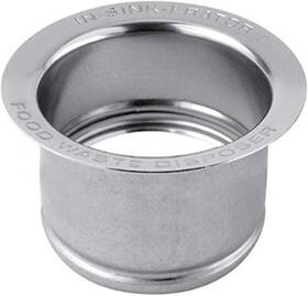 Insinkerator 313101416466 Deep Sink 3.5 Extended Flange Polished Stainless Steel Flg-s