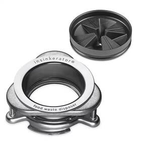 Insinkerator 313101966954 Quick Lock Mount In Chrome And Antimicrobial Quiet Collar Sink Baffle For Insinker