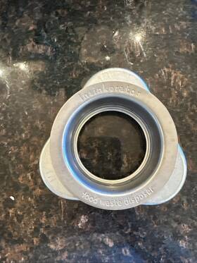 43850 Insinkerator Quick Lock Mount In Chrome For Garbage Disposal No Box