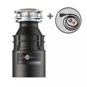Insinkerator 445022779764 Badger 700 3/4 Hp Continuous Feed Kitchen Garbage Disposal With Power Cord Kit