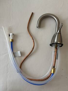 H-hot150n Insinkerator 44974b Nickel Instant Hot Water Faucet Only No Tank