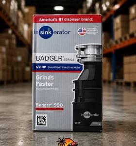 Insinkerator 500-38gcr Badger 500 1/2 Hp Garbage Disposal Dura-drive Induction Motor