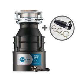 Dwc-00 Insinkerator 500 W/dwc-00 Badger Standard Series 1/2 Hp Continuous Feed Garbage Disposal