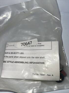 70647 Insinkerator No. Nos Sleeve And Seal Kit