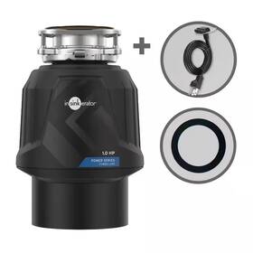 Insinkerator 726084591189 Power 1hp 1 Hp Garbage Disposal Continuous Feed Food Waste Disposer With Ez Co