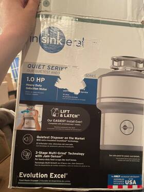 78234 Insinkerator Evolution Garbage Disposal - 1 Hp