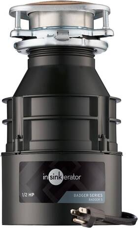 79883a-ise Insinkerator Badger 5 Garbage Disposal With Power Cord Standard Series 1/2 Hp C