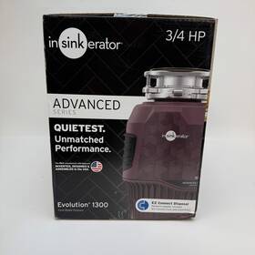 79970-ise Insinkerator New 3/4 Hp Evolution 1300 Food Waste Disposer