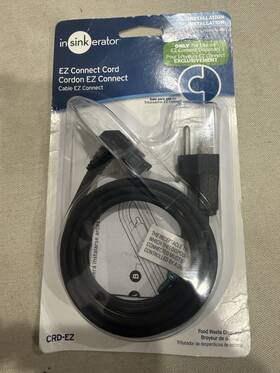Insinkerator 80016ise Ez Connect Power Cord Compatible With Continuous Feed Disposers