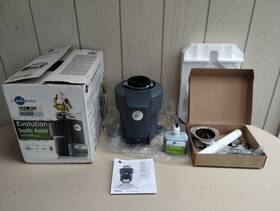 Insinkerator Assist-2 Evolution Septic Assist Garbage Disposal 3/4 Hp Open Box