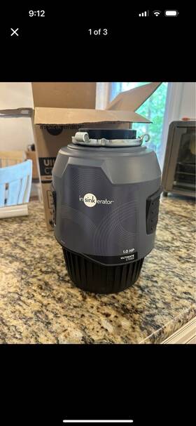 Insinkerator C7000 Ultimate 1hp Quiet Garbage Disposal New Open Box Never Used