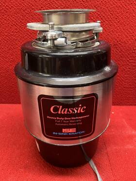Cl-61 Insinkerator Used Classic Heavy Duty Garbage Disposal 1hp #cl-61 Good Condition