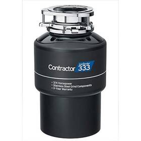 Insinkerator Contractor333 Contractor 333 Garbage Disposal 3/4 Hp Black