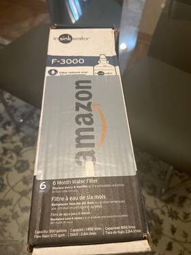 F-3000 Insinkerator 6 Month Water Filter