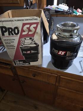 Hds30 Insinkerator Pro Ss ...3/4 Horsepower Garbage Disposal...open Box Brand New