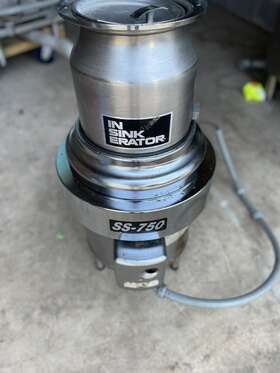 Ss-750-13 Insinkerator 7-1/2 Hp Garbage Disposal 208-230/460v - 3 Ph Used