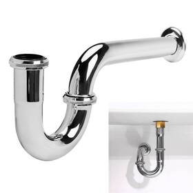 Jeapha Xemalaja2217 Stainless Steel P-trap - 1 1/4 Inch Bathroom Basin Sink Waste Trap With Reduc