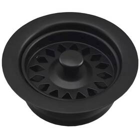 Jones Stephens 445046915957 Push-in Kitchen Garbage Disposal Assembly Flange/stopper/strainer In Black