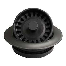 Karran 313109868816 3-1/2 Inch Kitchen Sink Decorative Disposal Flange In Black