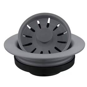 Karran 445045646685 3-1/2 Inch Kitchen Sink Decorative Disposal Flange In Grey