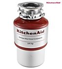 Kcdi075b 3 Garbage Kitchenaid Free 4hp Ships Disposal Feed Continuous