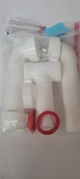 130a-16wk Keeney Plumb Pak 130-16wk Double Bowl Sink 16- Inch Outlet Waste White