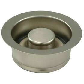 Kingston Brass 663370037504 Garbage Disposal Satin Nickel Flange With Stopper