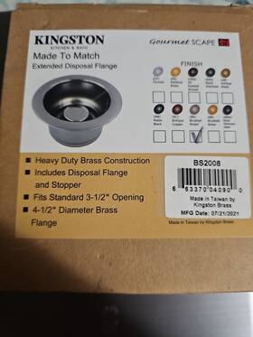 Bs2008 Kingston Brass Extended Disposal Flange