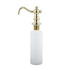 Sd7602 Kingston Vintage Fill Deck Mount Dispenser Easy Polished Soap Brass