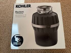 K-29358-chr Kohler Sealed Reckon 1 Hp Garbage Disposal With Power Cord Kit
