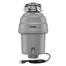 Kraus 726084354715 Waste Guard High-speed 1 Hp Continuous Feed 3-bolt Garbage Disposal With Power C