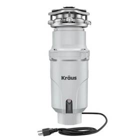 Kwd201-33mcg Kraus Kwd201-33 Wasteguard 5/16 Hp Continuous Garbage Disposal - Matte Cool Grey