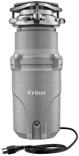 Kwd210-50mgr Kraus Kwd210-50 Wasteguard 1/2 Hp Continuous Garbage Disposal - Grey