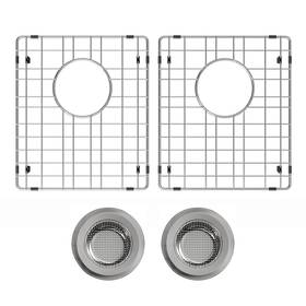 Locvcda 717019278756 Sink Protectors For Kitchen 15 Inch X 13 Stainless Steel Grid Protect