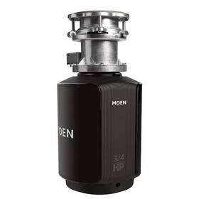 Moen 026508274453 Ost Series 3/4 Hp Batch Feed Garbage Disposal With Stop-controlled Grinding