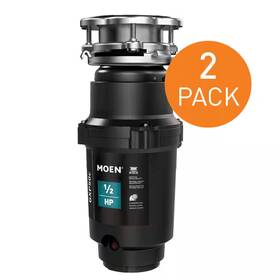 Moen 313098162100 Prep 1/2 Hp Continuous Feed Garbage Disposal With Power Cord And Universal Mount