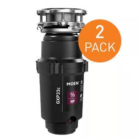 Moen 313099655649 Lite Series 1/3 Hp Continuous Feed Garbage Disposal With Power Cord And Universa