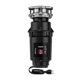 Moen 705353467172 Lite Series 1/3 Hp Continuous Feed Garbage Disposal With Power Cord And Universa