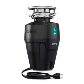 Moen 711181898415 Prep Series 1/2 Hp Continuous Feed Garbage Disposal With Sound Reduction And Fas