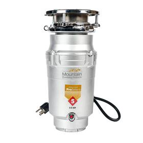 Mountain Plumbing 638441402192 Proselect5 Perfect Grind Waste Garbage Disposal Silver