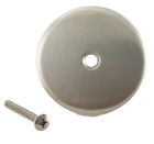 D328-07 Nickel Satin Faceplate 1-hole Overflow Westbrass