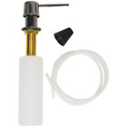 10039 Nickel Straight Brushed Soap Dispenser Danco