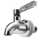 Oak Leaf Beverage Dispenser Replacement Spigot Stainless Steel Polished Iced 602310180313